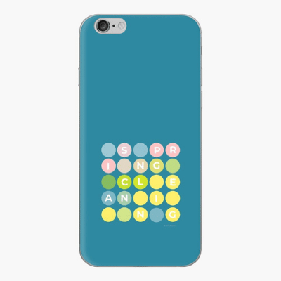 Spring Cleaning Savvy Cleaner Funny Cleaning Gifts IPhone Skin