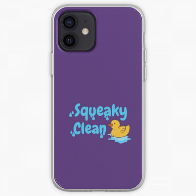 Squeaky Clean Savvy Cleaner Funny Cleaning Gifts Iphone Case