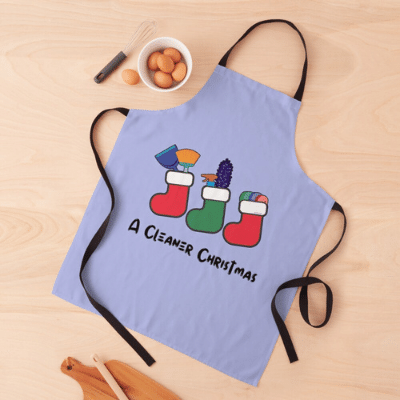 A Cleaner Christmas Savvy Cleaner Funny Cleaning Gifts Apron