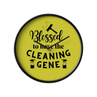 Cleaning Gene Savvy Cleaner Funny Cleaning Gifts Clock