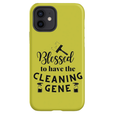 Cleaning Gene Savvy Cleaner Funny Cleaning Gifts Iphone Case