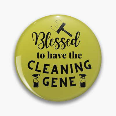 Cleaning Gene Savvy Cleaner Funny Cleaning Gifts Pin