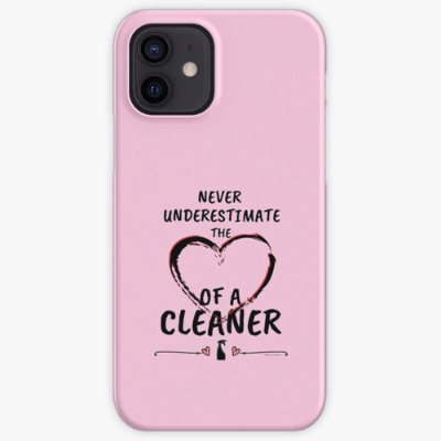 Heart of a Cleaner Savvy Cleaner Funny Cleaning Gifts Iphone Case