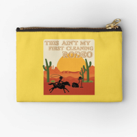 My First Cleaning Rodeo Savvy Cleaner Funny Cleaning Gifts Zipper Pouch