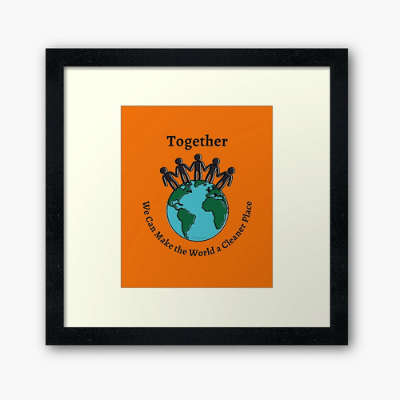Together Savvy Cleaner Funny Cleaning Gifts Framed Art Print