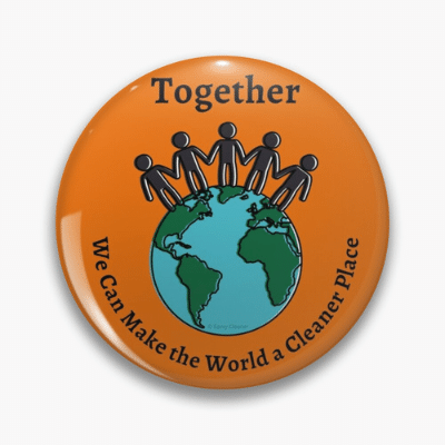 Together Savvy Cleaner Funny Cleaning Gifts Pin