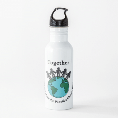 Together Savvy Cleaner Funny Cleaning Gifts Water Bottle