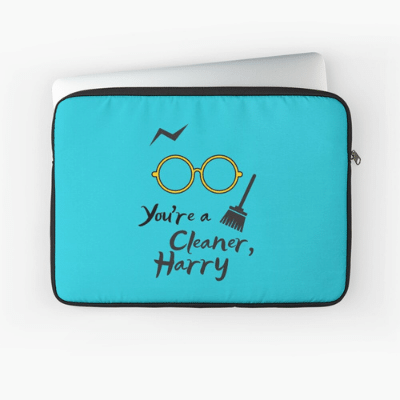 You're a Cleaner Harry Savvy Cleaner Funny Cleaning Gifts Laptop Sleeve