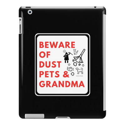 Beware of Grandma Savvy Cleaner Funny Cleaning Gifts Ipad Case