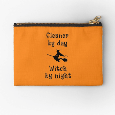 Cleaner By Day Savvy Cleaner Funny Cleaning Gifts Zipper Pouch