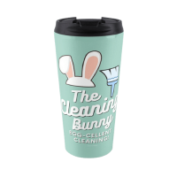 Cleaning Bunny Savvy Cleaner Funny Cleaning Gifts Travel Mug