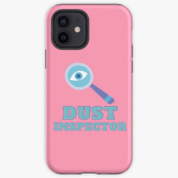 Dust Inspector Savvy Cleaner Funny Cleaning Gifts Iphone Case