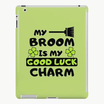 Good Luck Charm Savvy Cleaner Funny Cleaning Gifts Ipad Case