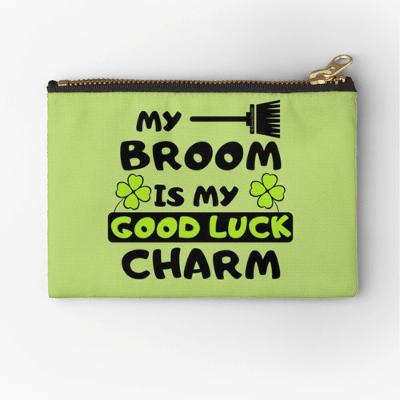 Good Luck Charm Savvy Cleaner Funny Cleaning Gifts Zipper Pouch