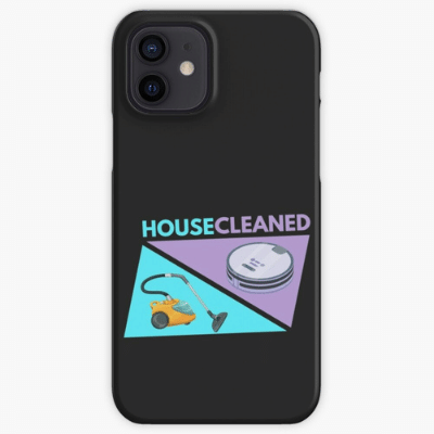 House Cleaned Vacuum Savvy Cleaner Funny Cleaning Gifts Iphone Case