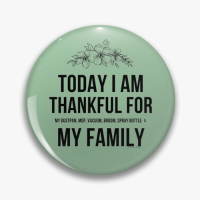 I Am Thankful Savvy Cleaner Funny Cleaning Gifts Pin