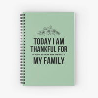I Am Thankful Savvy Cleaner Funny Cleaning Gifts Spiral Notebook