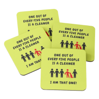 One Out of Every Five Savvy Cleaner Funny Cleaning Gifts Coasters