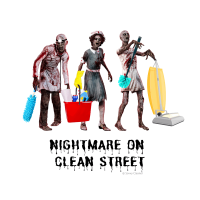 125 Nightmare On Clean Street Savvy Cleaner Funny Cleaning Shirts