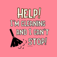 334 Cleaning and I Can't Stop Savvy Cleaner Funny Cleaning Shirts A