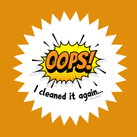 336 Oops I Cleaned it Again Savvy Cleaner Funny Cleaning Shirts A