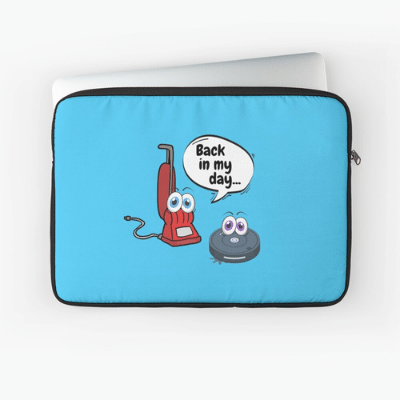 Back In My Day Savvy Cleaner Funny Cleaning Gifts Laptop Sleeve