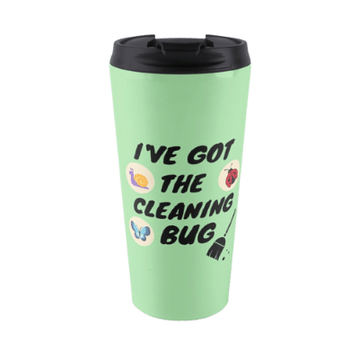 Cleaning Bug Savvy Cleaner Funny Cleaning Gifts Travel Mug