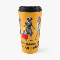 Nightmare on Clean Street Savvy Cleaner Funny Cleaning Gifts Travel Mug