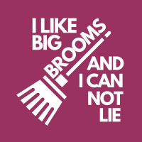 391 I Like Big Brooms Savvy Cleaner Funny Cleaning Shirts A