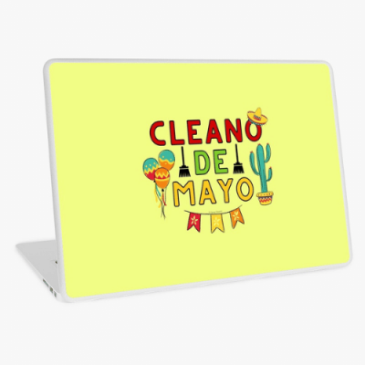 Cleano De Mayo Savvy Cleaner Funny Cleaning Shirts Computer Skin