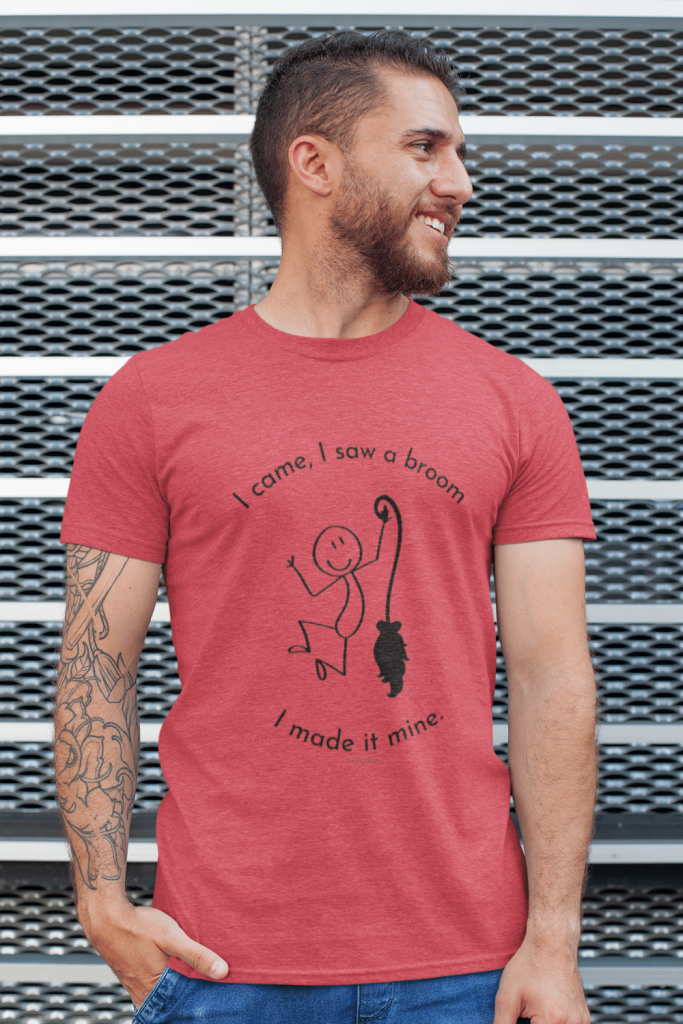 I Made it Mine Savvy Cleaner Funny Cleaning Shirts Tri-Blend Tee