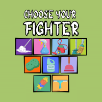 419 Choose Your Fighter Savvy Cleaner Funny Cleaning Shirts A