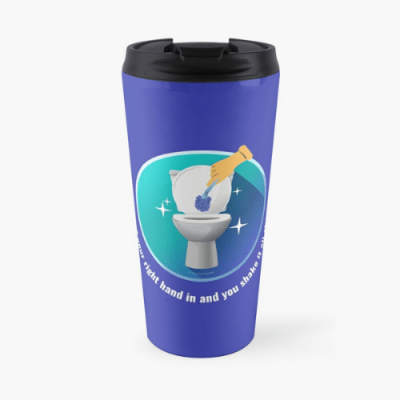 Shake it All About Savvy Cleaner Funny Cleaning Gifts Travel Mug