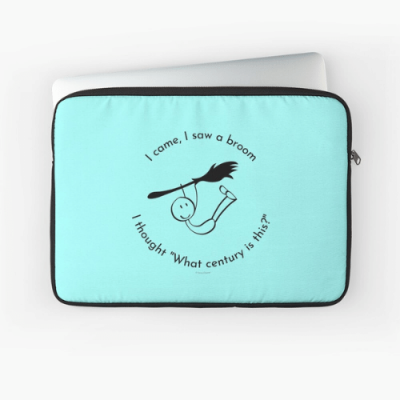 What Century Is This Savvy Cleaner Funny Cleaning Gifts Laptop Skin