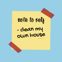 Note to Self Savvy Cleaner Funny Cleaning Shirts B