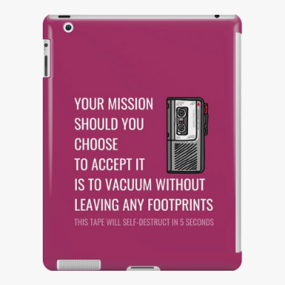 Your Mission Savvy Cleaner Funny Cleaning Gifts Ipad Snap Case