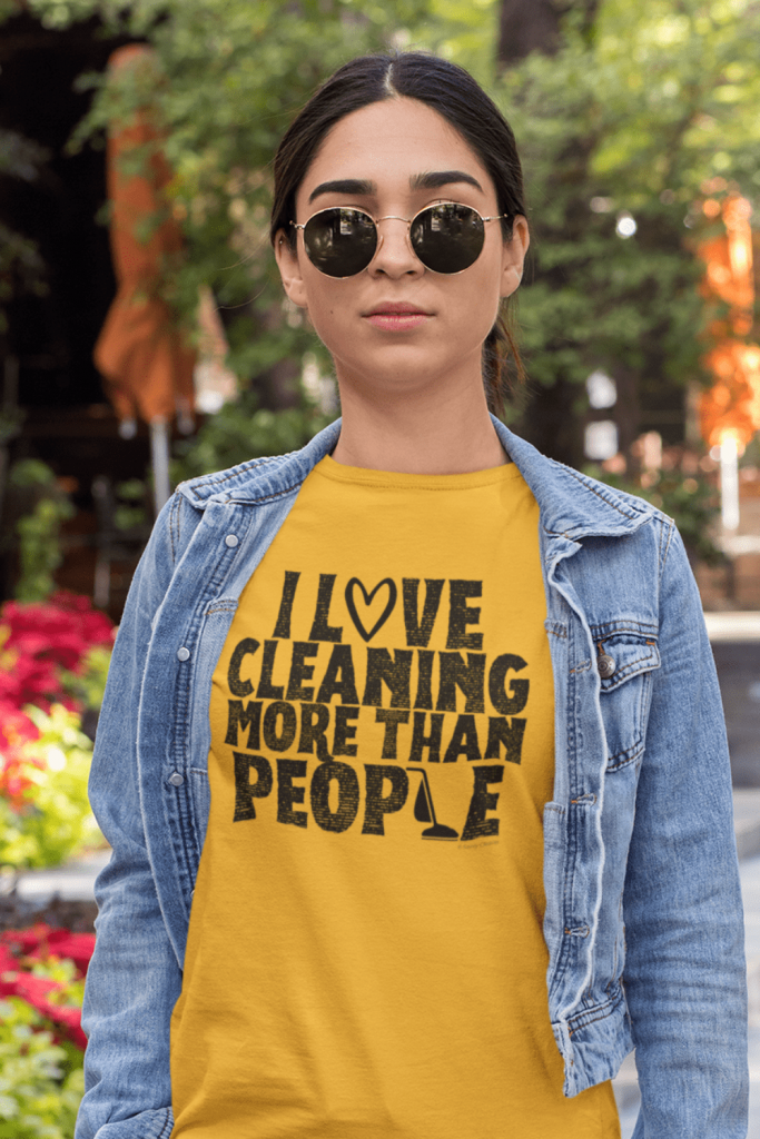 More Than People Savvy Cleaner Funny Cleaning Shirts Premium T-Shirt