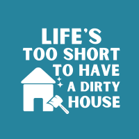 501 A Dirty House Savvy Cleaner Funny Cleaning Shirts B