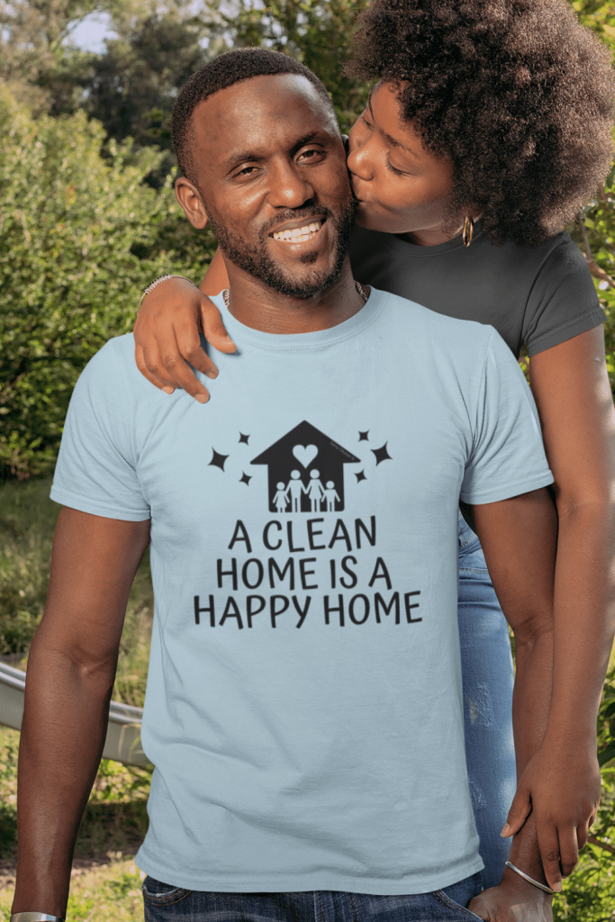 A Happy Home Savvy Cleaner Funny Cleaning Shirts Men's Standard T-Shirt