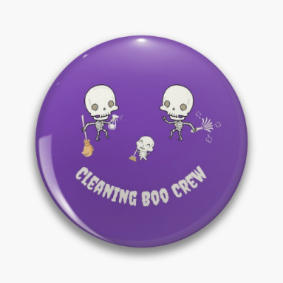 Cleaning Boo Crew Savvy Cleaner Funny Cleaning Gifts Pin