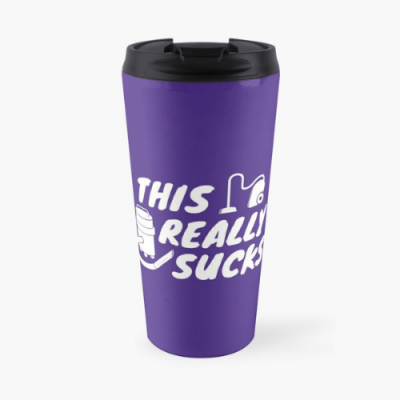 This Really Sucks Savvy Cleaner Funny Cleaning Gifts Travel Mug