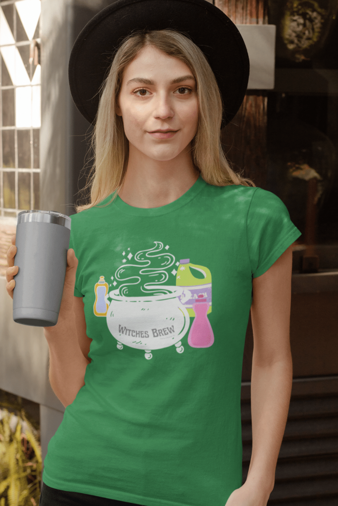Witches Brew Savvy Cleaner Funny Cleaning Shirts Women's Standard T-Shirt