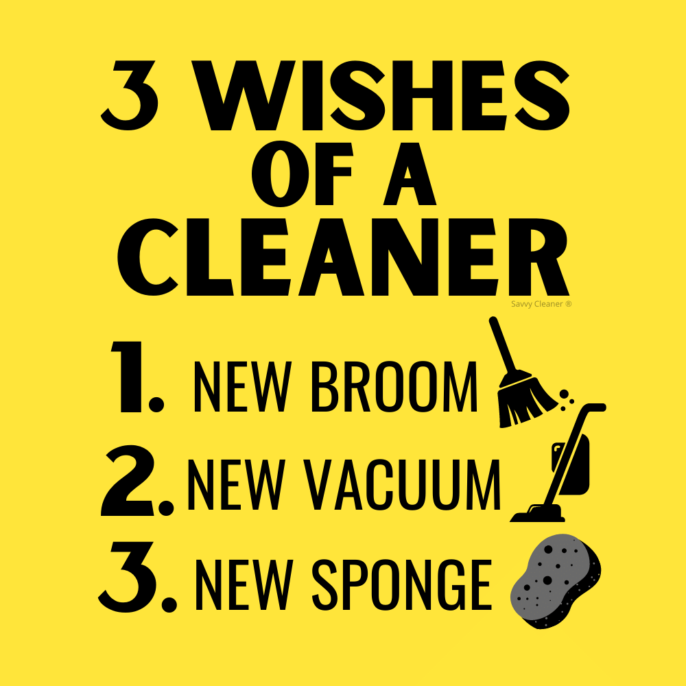 551 3 Wishes of a Cleaner Savvy Cleaner Funny Cleaning Shirts