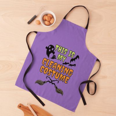 My Cleaning Costume Savvy Cleaner Funny Cleaning Gifts Apron