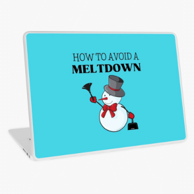 How to Avoid a Meltdown Savvy Cleaner Funny Cleaning Gifts Laptop Skin