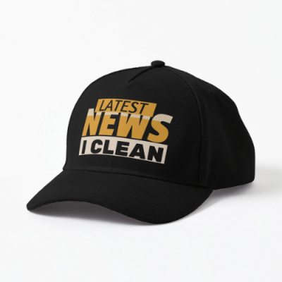 Latest News Savvy Cleaner Funny Cleaning Gifts Baseball Cap