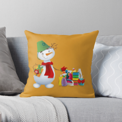 Snow Cleaner Savvy Cleaner Funny Cleaning Gifts Throw Pillow