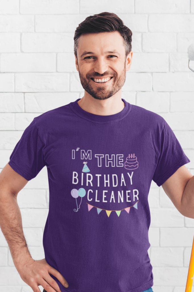 Birthday Cleaner Savvy Cleaner Funny Cleaning Shirts Men's Standard T-Shirt
