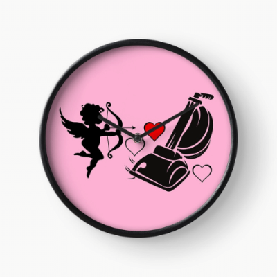 Cupids Cleaning Savvy Cleaner Funny Cleaning Gifts Clock