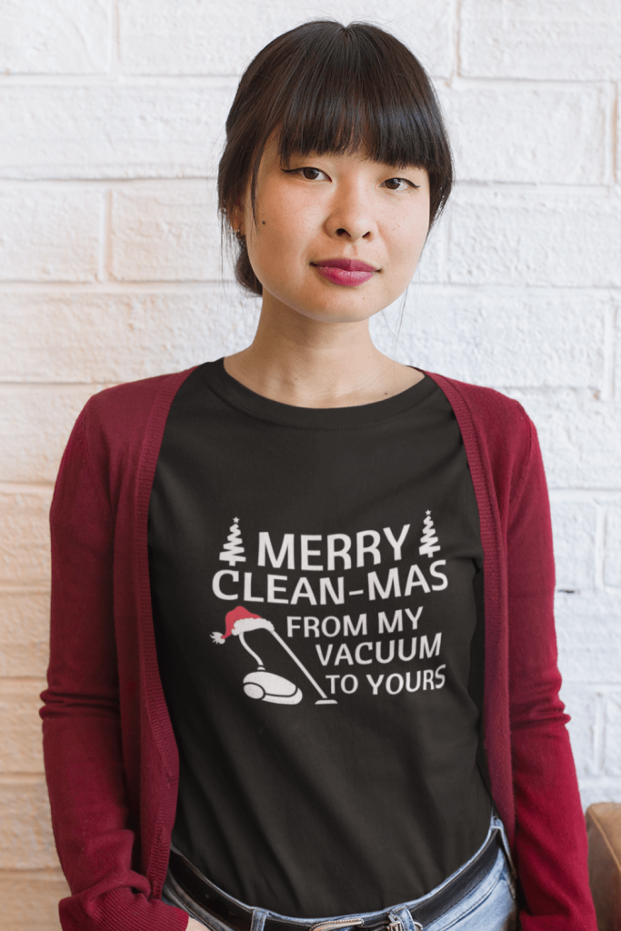 Merry Clean-mas Savvy Cleaner Funny Cleaning Shirts Women's Standard Tee
